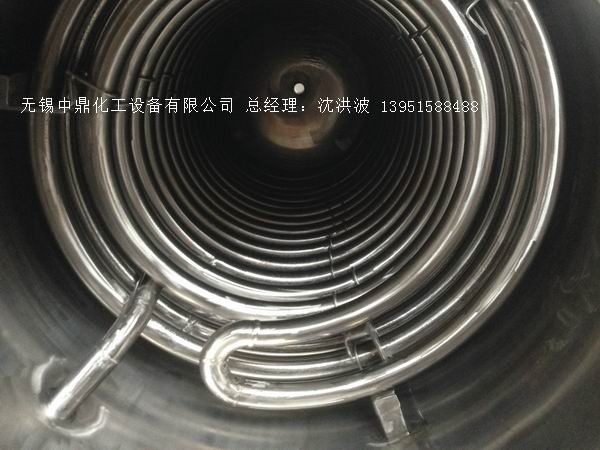 外盤半管加熱反應釜 內盤管加熱反應釜